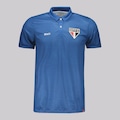 Camiseta Polo São Paulo Tuas Glórias FutFanatics Masculina AZUL