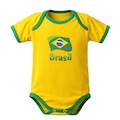 Body do Brasil Torcida Baby Oficial AMARELO