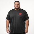 Camisa do Flamengo Nação Dark Plus Size - Masculina PRETO
