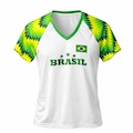 Camisa Brasil Essence Branca RetrôMania - Feminina BRANCO