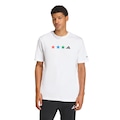 Camiseta adidas Mapa Copa do Mundo FIFA Masculina BRANCO