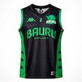 Camisa Bauru Kappa Regata Basket III 26/27 Torcedor - Masculino PRETO/VERDE
