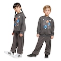 Agasalho Infantil adidas Jogger Tiro Nster CINZA/BRANCO