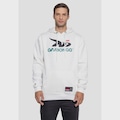 Moletom Masculino Onbongo Canguru Off White BRANCO