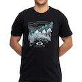 Camiseta Oakley Outline Muontains SS WT26 Masculina PRETO