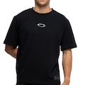 Camiseta Oakley Teeth Footprint SS WT26 Masculina PRETO