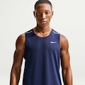 Regata Dri-FIT Nike Miler Masculina AZUL/CINZA