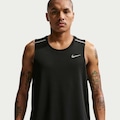 Regata Dri-FIT Nike Miler Masculina PRETO/CINZA