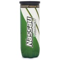 Bola de Tênis Nassau Tournament Tubo com 3 Bolas VERDE
