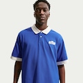 Camisa Polo Nike Club Futebol Masculina AZUL CLA/BRANCO