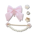 Kit Jibbitz™ Crocs Pérolas Lindas Pack com 5 Peças BRANCO