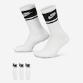 Meia Nike Everyday Elevated (3 Pares) Unissex CINZA MESCLA