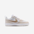 Tênis Infantil Nike Court Borough Low BRANCO/BEGE