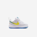 Tênis Nike Court Borough Low Infantil BRANCO/AMARELO
