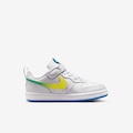 Tênis Infantil Nike Court Borough Low BRANCO/AMARELO