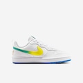 Tênis Infantil Nike Court Borough Low BRANCO/AMARELO