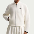 Jaqueta Nike Sportswear Tech Fleece Feminina BRANCO/PRETO