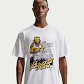 Camiseta LeBron James Nike M90 Masculina BRANCO/AMARELO
