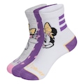 Meia adidas Disney Minnie Mouse Unissex BRANCO/ROXO