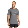 Camiseta adidas adi365 Running Essentials Brand Love Masculina CINZA
