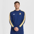 Camiseta Do Real Madrid Originals Manga Longa adidas Masculina AZUL ESCURO