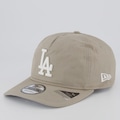 Boné Aba Curva New Era MLB Los Angeles Dodgers Nylon Unissex BEGE