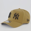 Boné Aba Curva New Era MLB New York Yankees Double Logo 940AF Unissex MARROM