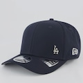 Boné Aba Curva New Era MLB Los Angeles Dodgers Flawless 970SS Unissex AZUL ESCURO
