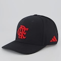 Boné Aba Curva Flamengo CRF Snapback adidas Unissex PRETO