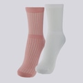 Kit Meia Puma Cano Longo I 2 Pares Feminina BRANCO