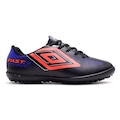 Chuteira Society Infantil Umbro Fast II Jr PRETO/ROSA