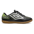 Chuteira Futsal Infantil Umbro Fast II Jr PRETO/VERDE