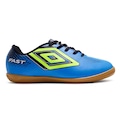 Chuteira Futsal Infantil Umbro Fast II Jr AZUL/VERDE CLA