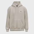 Blusão Moletom Canguru Aberto Freesurf Logo Clássico Bordado - Masculina BRANCO