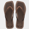 Chinelo Havaianas Slim Glitter Contour - Feminino MARROM