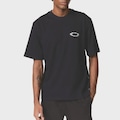 Camiseta Oakley Ellipse Sharp Metal Blackout Masculina PRETO