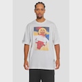 Camiseta Chicago Bulls Mitchell & Ness Oversized Masculina BRANCO