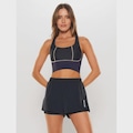 Shorts Cardio Bodyforsure Liso - Feminina PRETO