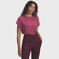 Camiseta de Treino Under Armour Motion Bubble Hem - Feminina ROSA