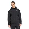 Jaqueta Corta-vento com Zíper Adidas Real Madrid Travel Masculina PRETO
