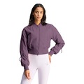 Jaqueta Bomber adidas Cropped de Malha TrueNature adidas by Stella McCartney Feminino ROXO