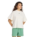 Camiseta Adidas Três Listras Studio Boyfriend Feminina BRANCO