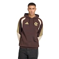 Blusão de Treino com Capuz Adidas Tiro 26 Competition CR Flamengo Masculino MARROM