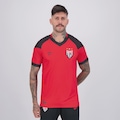 Camisa Dragão Premium Atlético Goianiense Treino Comissão 2024 FutFanatics Masculina VERMELHO
