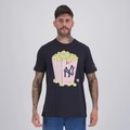 Camiseta Masculina MLB New York Yankees Popcorn New Era PRETO