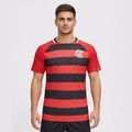 Camisa do Flamengo Manto Listrada FutFanatics Masculina VERMELHO