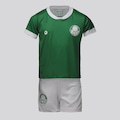 Kit do Palmeiras com Bordado Verde FutFantics Infantil VERDE