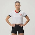 Cropped do Flamengo Away Feminino BRANCO