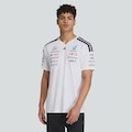 Camiseta Masculina Mercedes AMG Petronas Logo Driver adidas BRANCO
