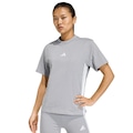 Camiseta adidas Essentials Três Listras - Feminina CINZA